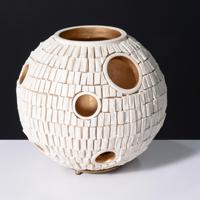 Titia Estes for Dragonette LUNAR GLOBE Candleholder - Sold for $2,176 on 11-16-2025 (Lot 915).jpg